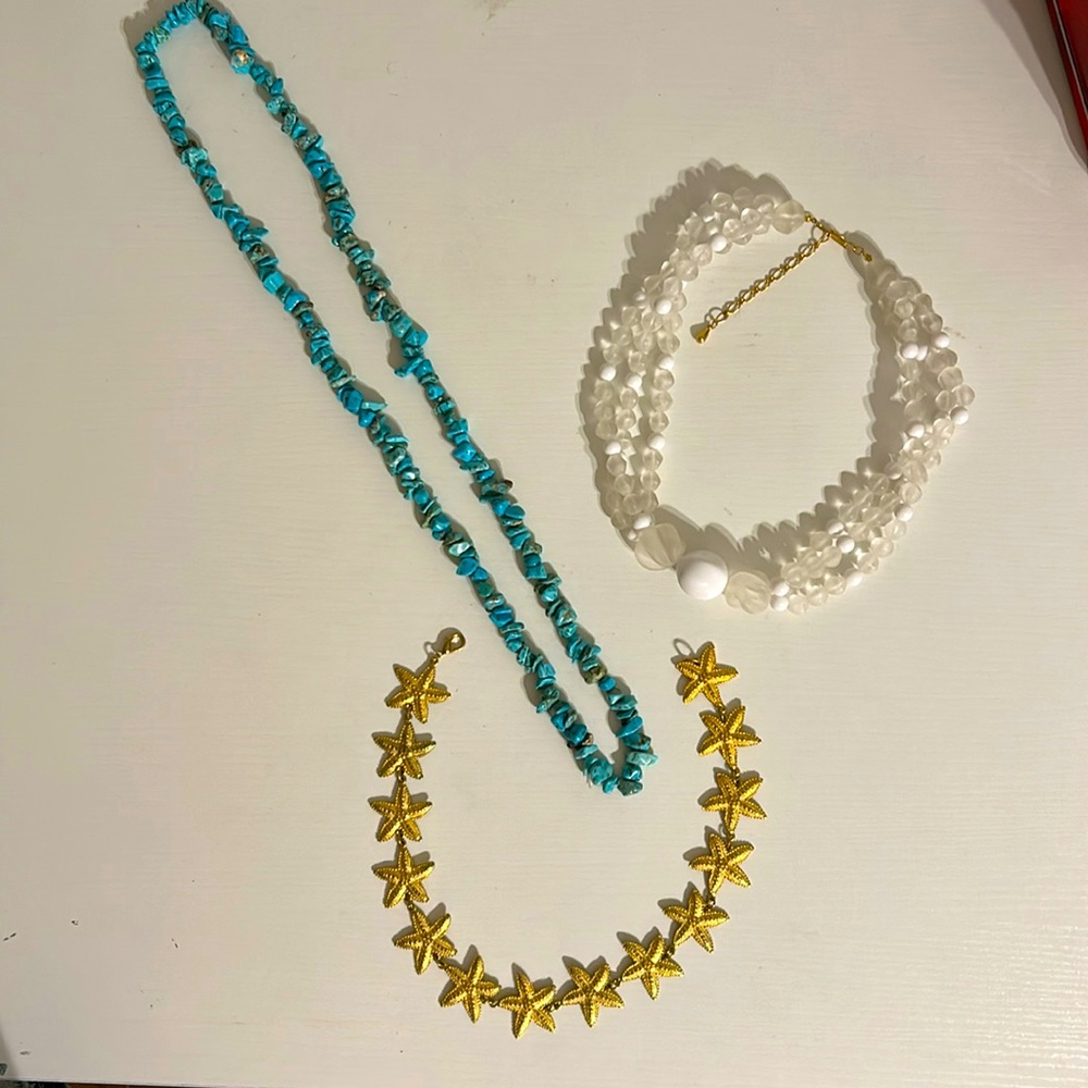 3 necklaces